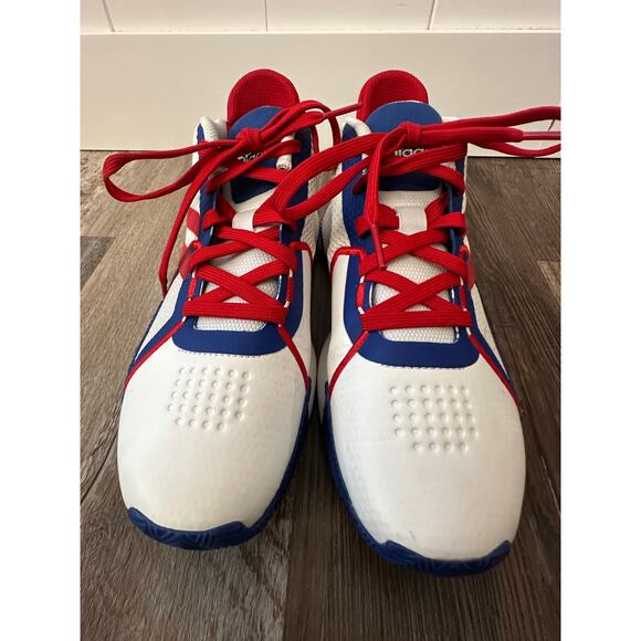 Adidas Court Vision 2.0 basketball sneakers Scarlet Collegiate Royal sz mens 7 main image 8